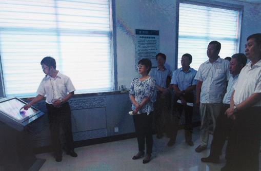 國(guó)家電網(wǎng)公司領(lǐng)導(dǎo)參觀天創(chuàng)科林國(guó)網(wǎng)標(biāo)準(zhǔn)化示范供電所